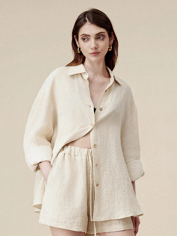 Amoretu Linen Casual 2 Piece Set sold by Amoretu product image thumbnail 3