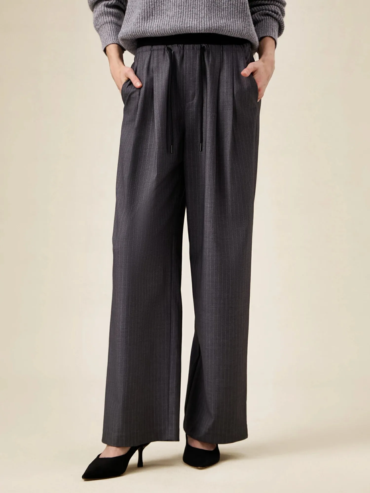 Amoretu Women's Waist Colorblock Straight-Leg Pant sold by Amoretu