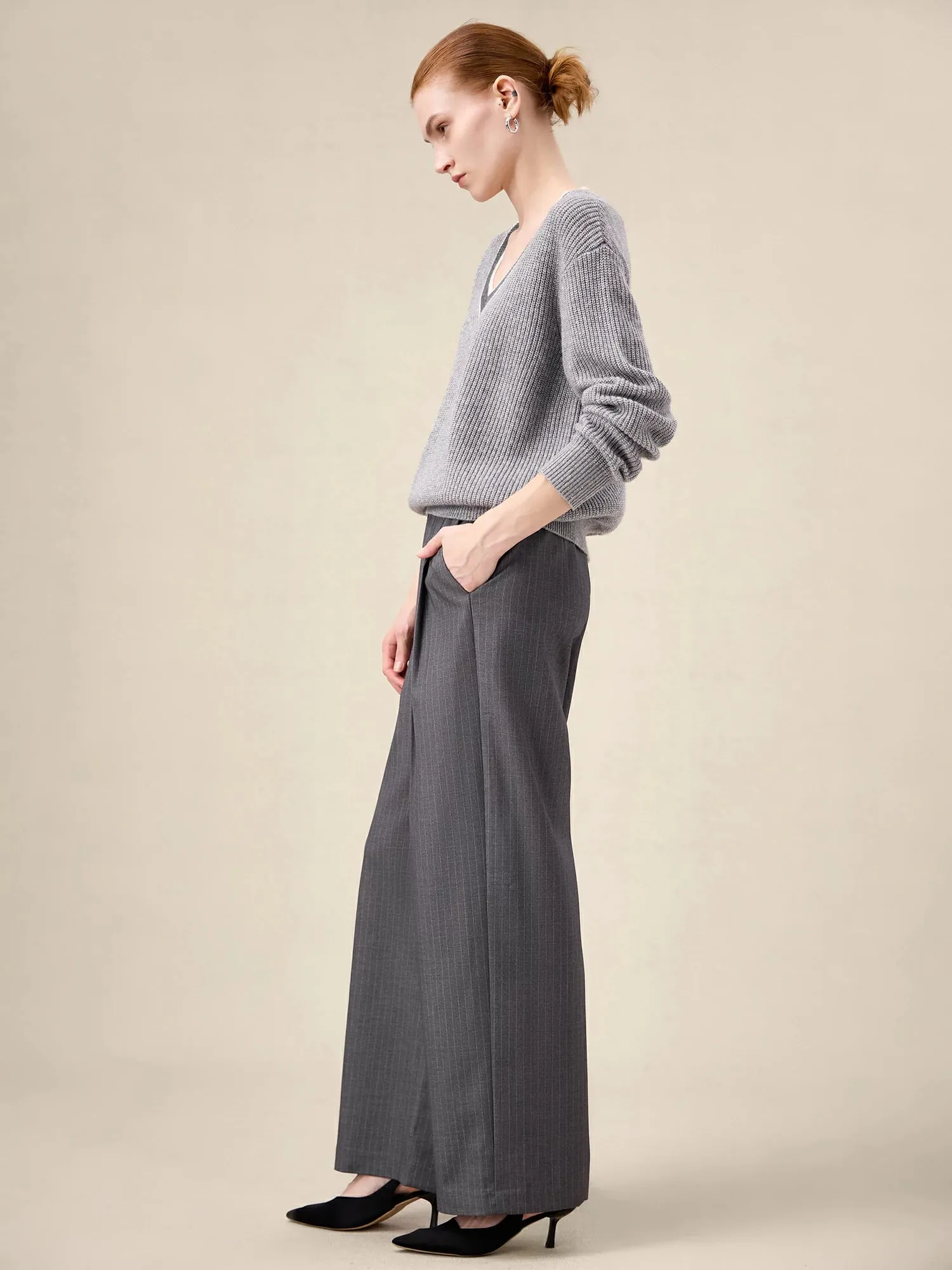 Amoretu Women's Waist Colorblock Straight-Leg Pant sold by Amoretu product image thumbnail 3