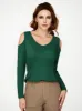 Amoretu Women's V Neck Cold Shoulder Long Sleeve Loose Fit T-Shirt Tops sold by Amoretu