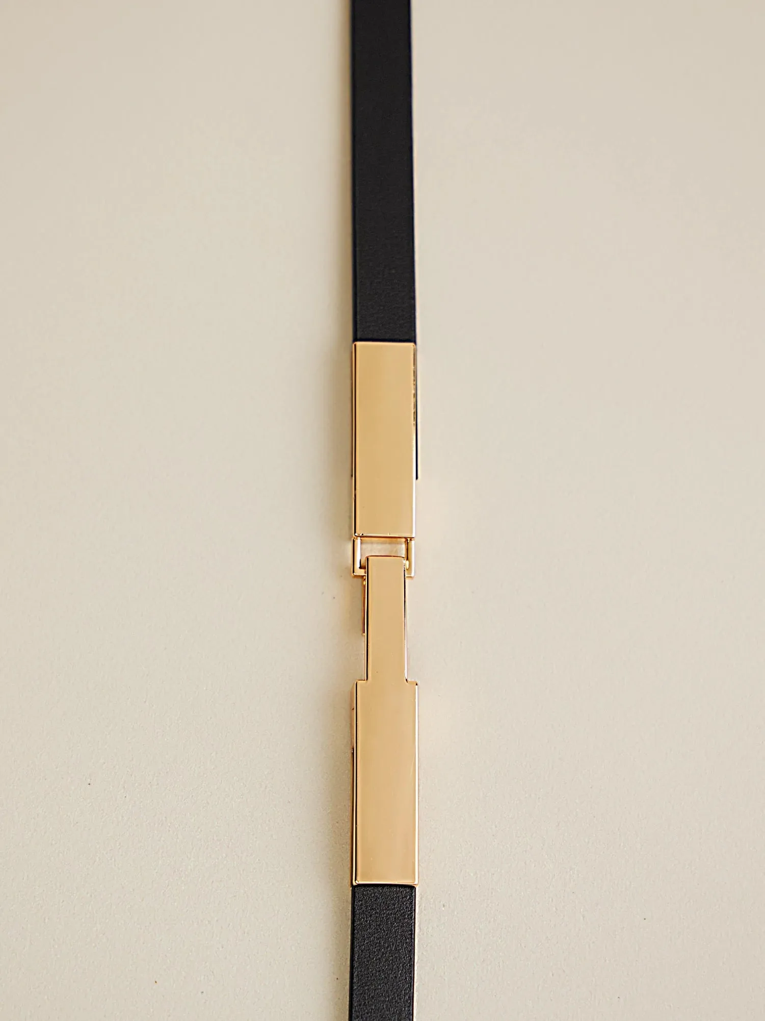 Amoretu Women's Leather Adjustable Vintage Thin Waist Belt With Gold Buckle sold by Amoretu product image thumbnail 4