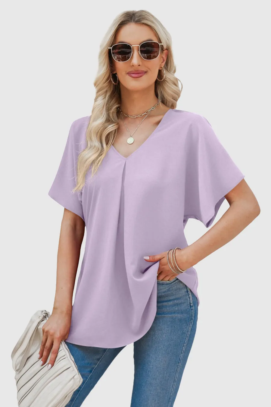 Casual Chiffon Blouse Sale sold by Amoretu product image thumbnail 4