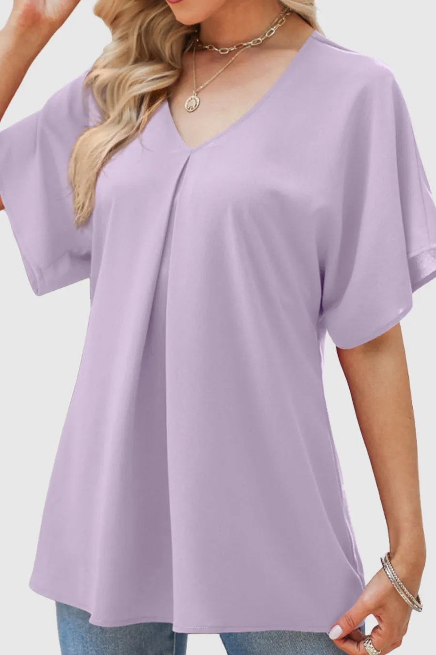 Casual Chiffon Blouse Sale sold by Amoretu product image thumbnail 5