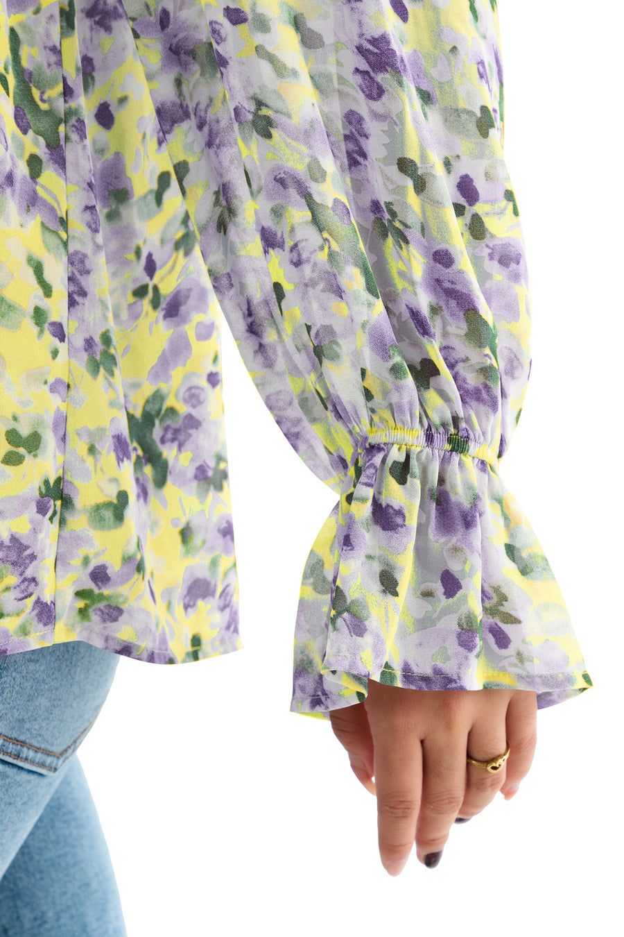 Boho Floral Print Blouse Sale sold by Amoretu product image thumbnail 3