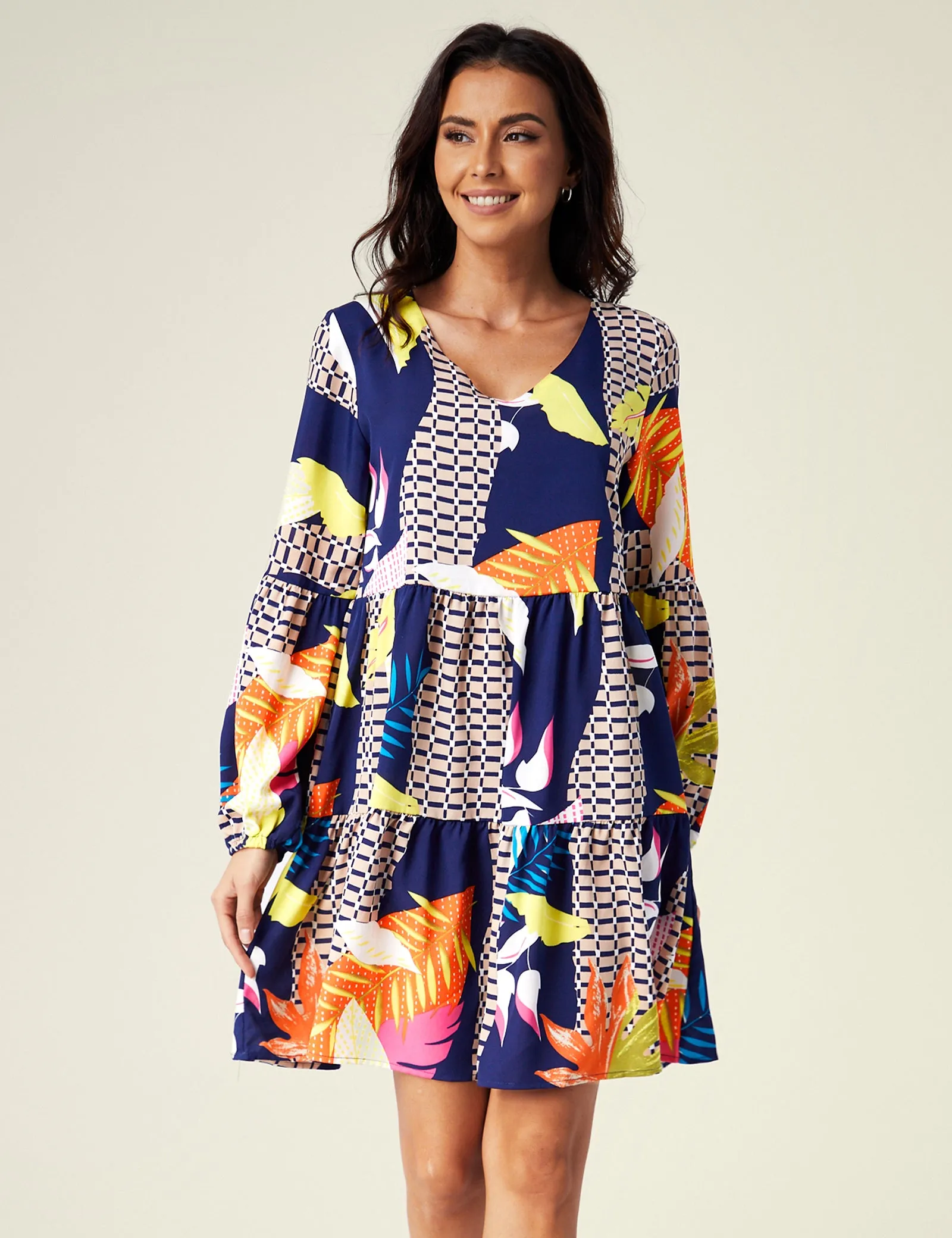 Rainfall -Floral Print Dress sold by Amoretu product image thumbnail 2