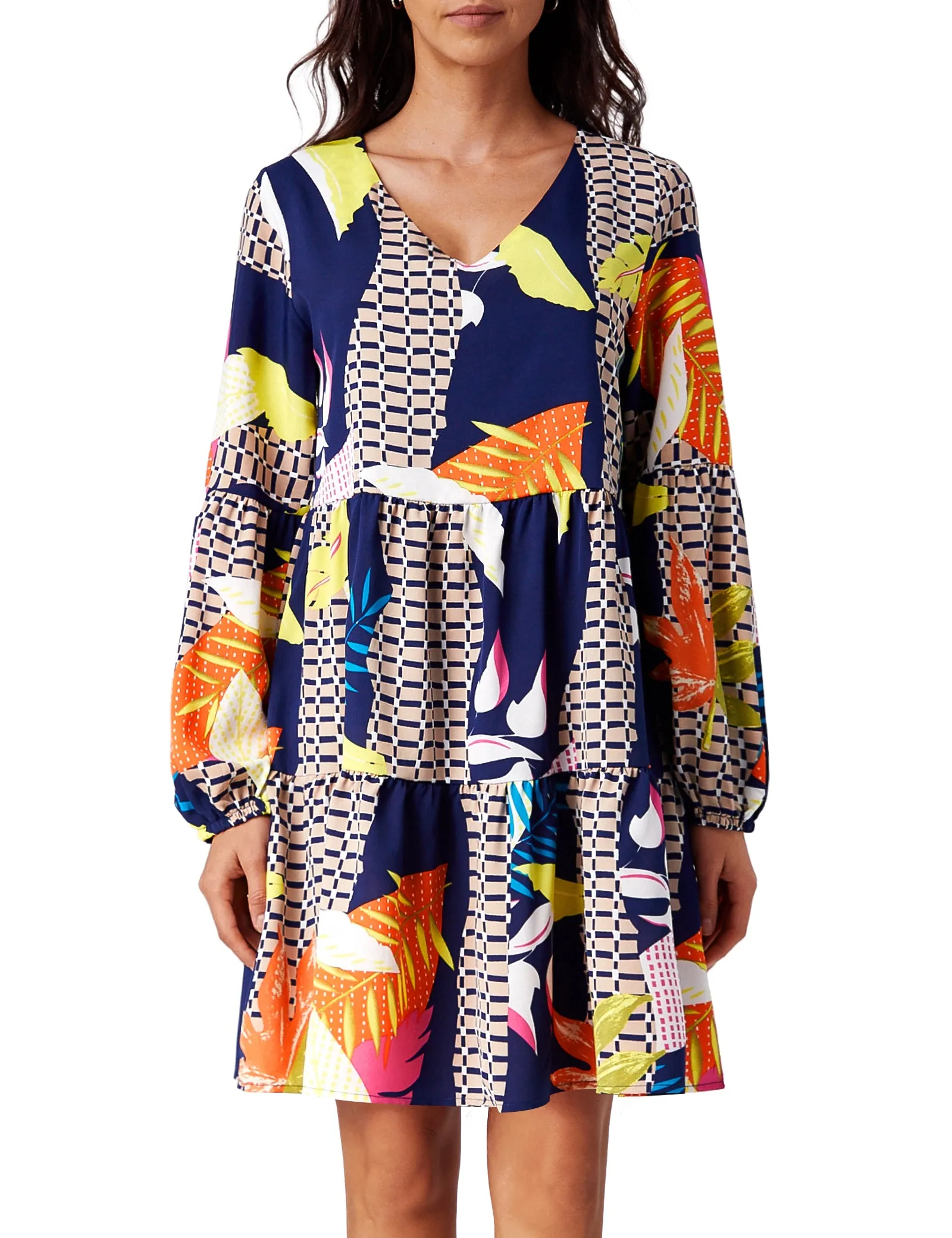 Rainfall -Floral Print Dress sold by Amoretu product image thumbnail 4