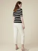 Amoretu Lyocell Striped Knit Top sold by Amoretu