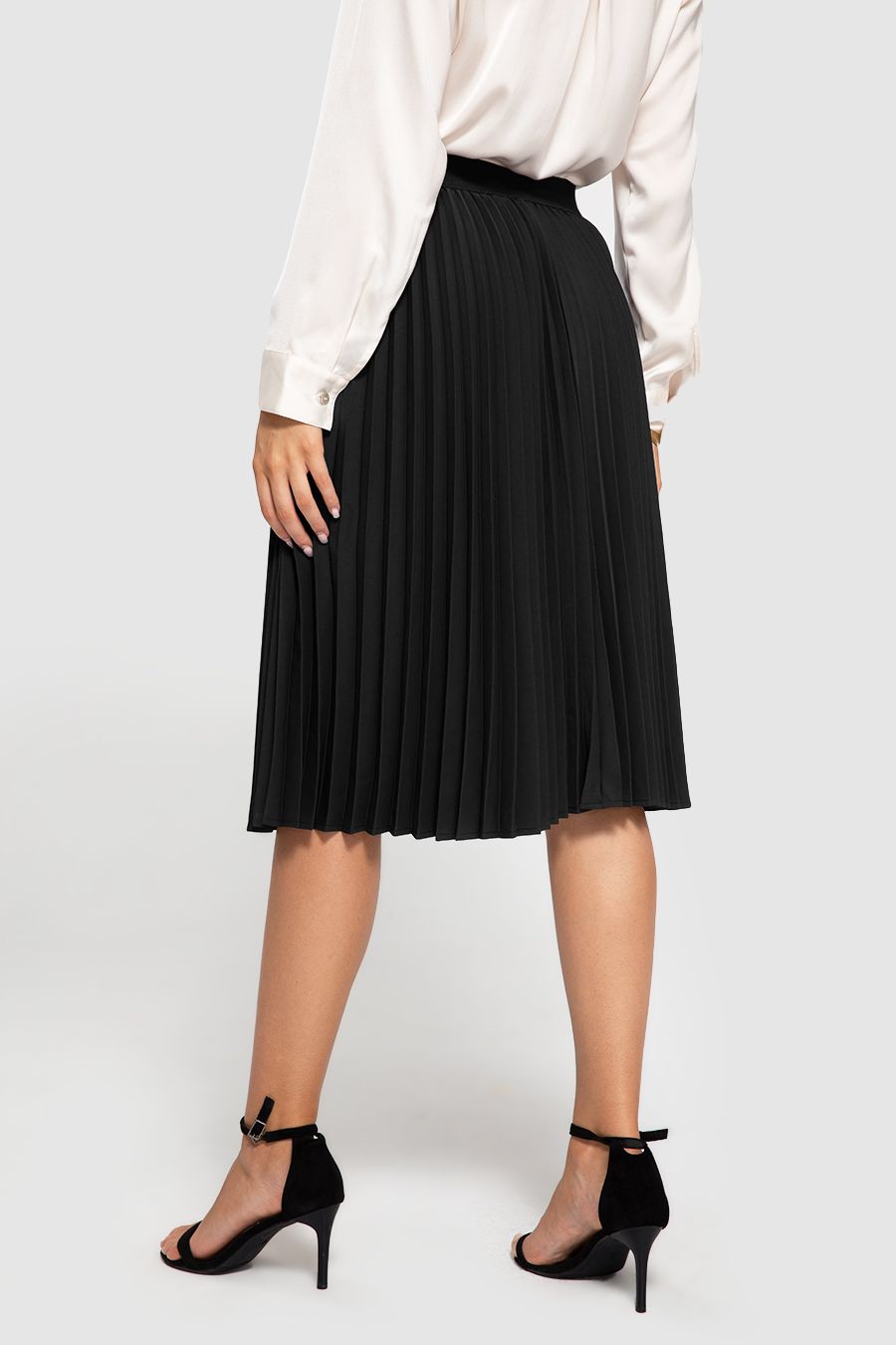 A-Line Pleated Daily Skirt sale sold by Amoretu product image thumbnail 3