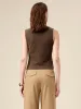 Amoretu Wool & Silk Sleeveless Sweater Vest sold by Amoretu