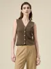 Amoretu Wool & Silk Sleeveless Sweater Vest sold by Amoretu