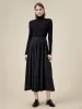 Amoretu Wool Pleated Elastic Waist Skirt sold by Amoretu