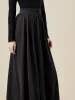 Amoretu Wool Pleated Elastic Waist Skirt sold by Amoretu