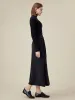 Amoretu Wool Pleated Elastic Waist Skirt sold by Amoretu