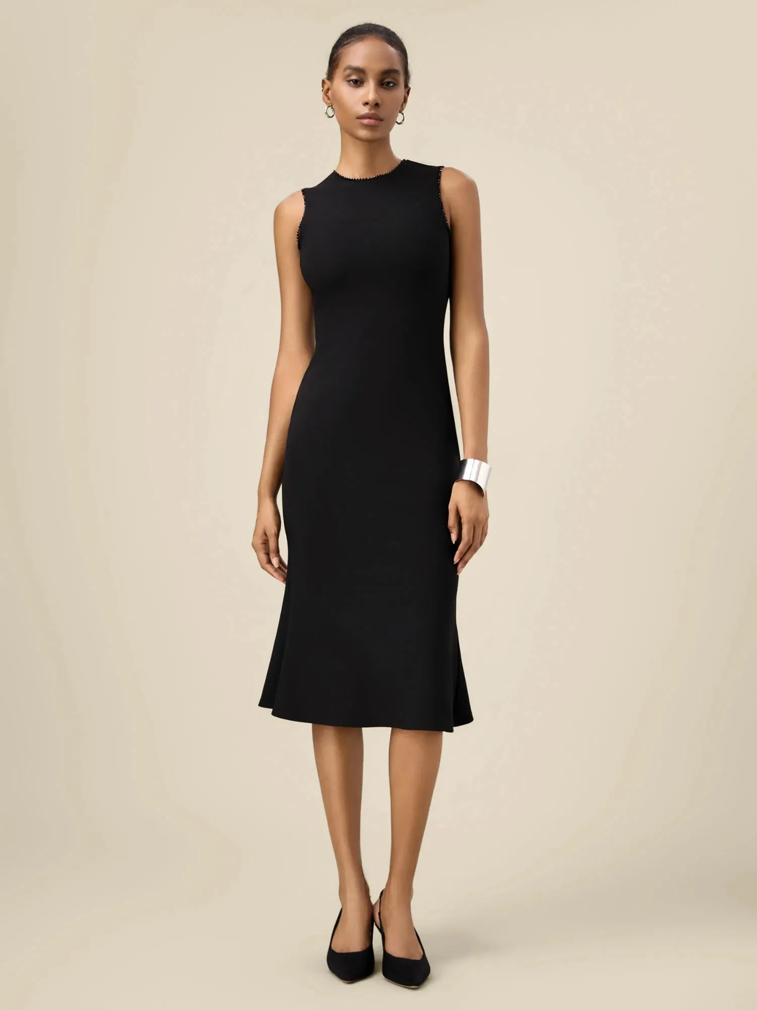 Amoretu Round Neck Sleeveless Fishtail Dress sold by Amoretu