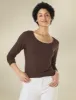 95% Cotton Scoop Neck T Shirt sold by Amoretu