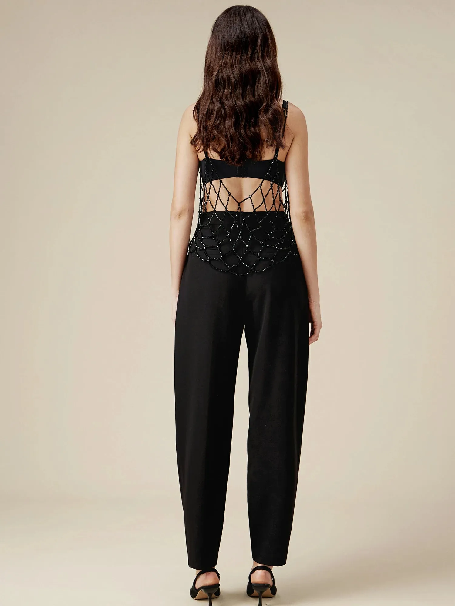 Amoretu Recycled Polyester Pleated Suit Pants sold by Amoretu product image thumbnail 3