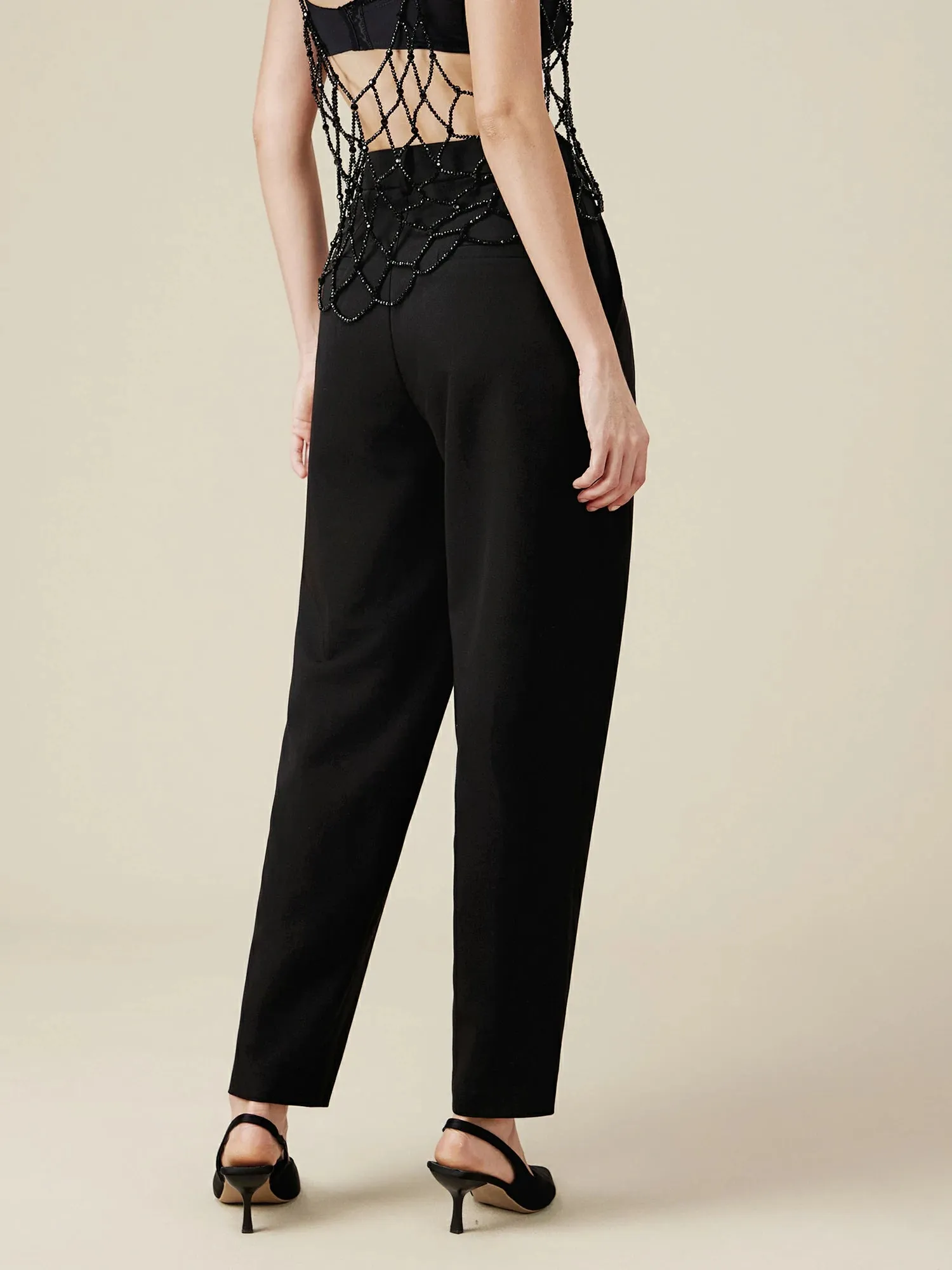 Amoretu Recycled Polyester Pleated Suit Pants sold by Amoretu product image thumbnail 4