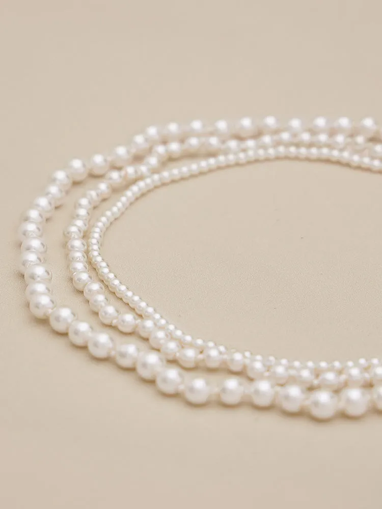 Amoretu Vintage Imitation Pearl Multi-Strand Necklace sold by Amoretu product image thumbnail 4