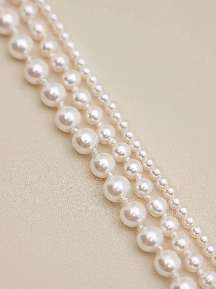 Amoretu Vintage Imitation Pearl Multi-Strand Necklace sold by Amoretu product image thumbnail 5