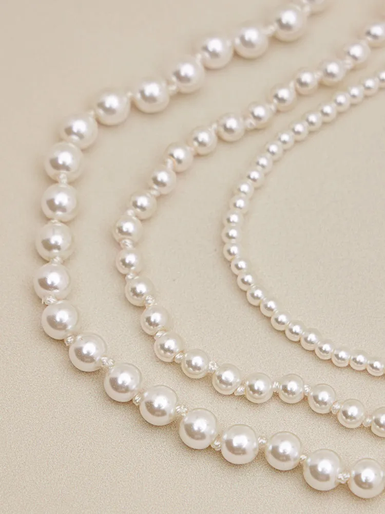 Amoretu Vintage Imitation Pearl Multi-Strand Necklace sold by Amoretu product image thumbnail 3