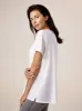 Amoretu 70% Cotton V Neck Casual Short Sleeve Top sold by Amoretu