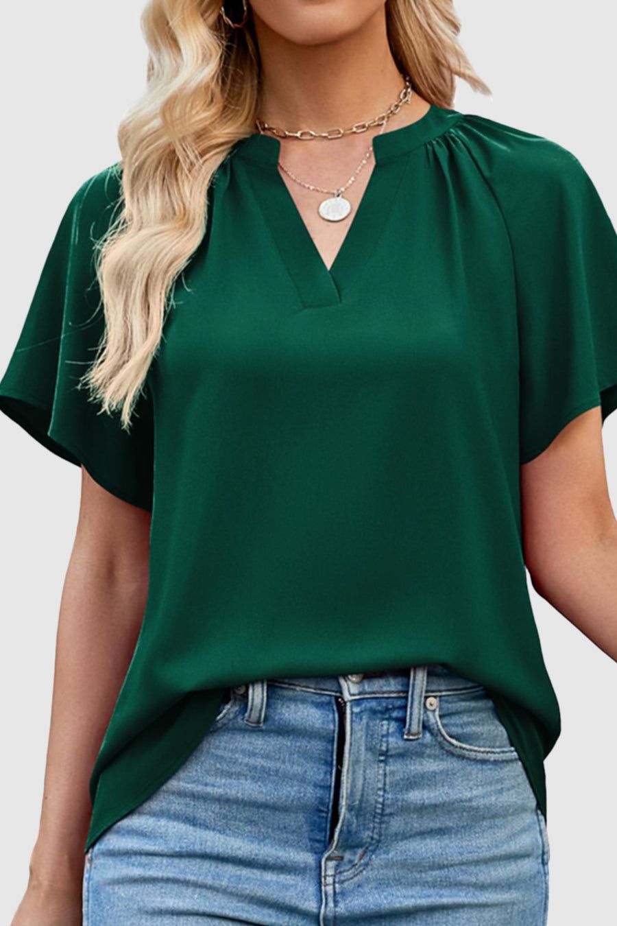 Elegant Chiffon Blouse sold by Amoretu product image thumbnail 2