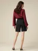 Amoretu Silk Long Sleeve Blouse Top sold by Amoretu