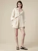 Amoretu Linen &Cotton Lace-Up Casual Shorts sold by Amoretu