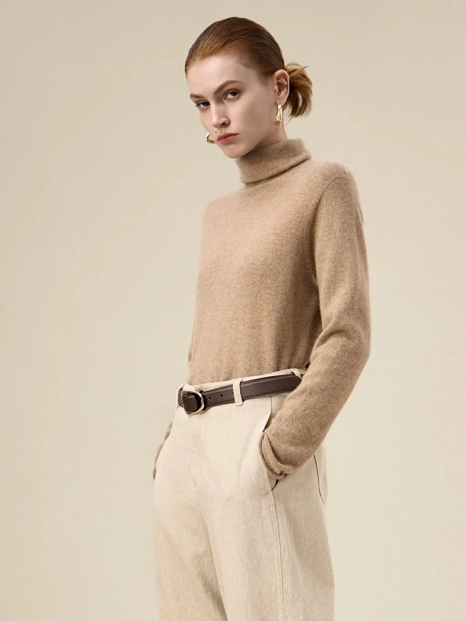 Amoretu Women's Turtleneck Long Sleeve Sweater Top sold by Amoretu