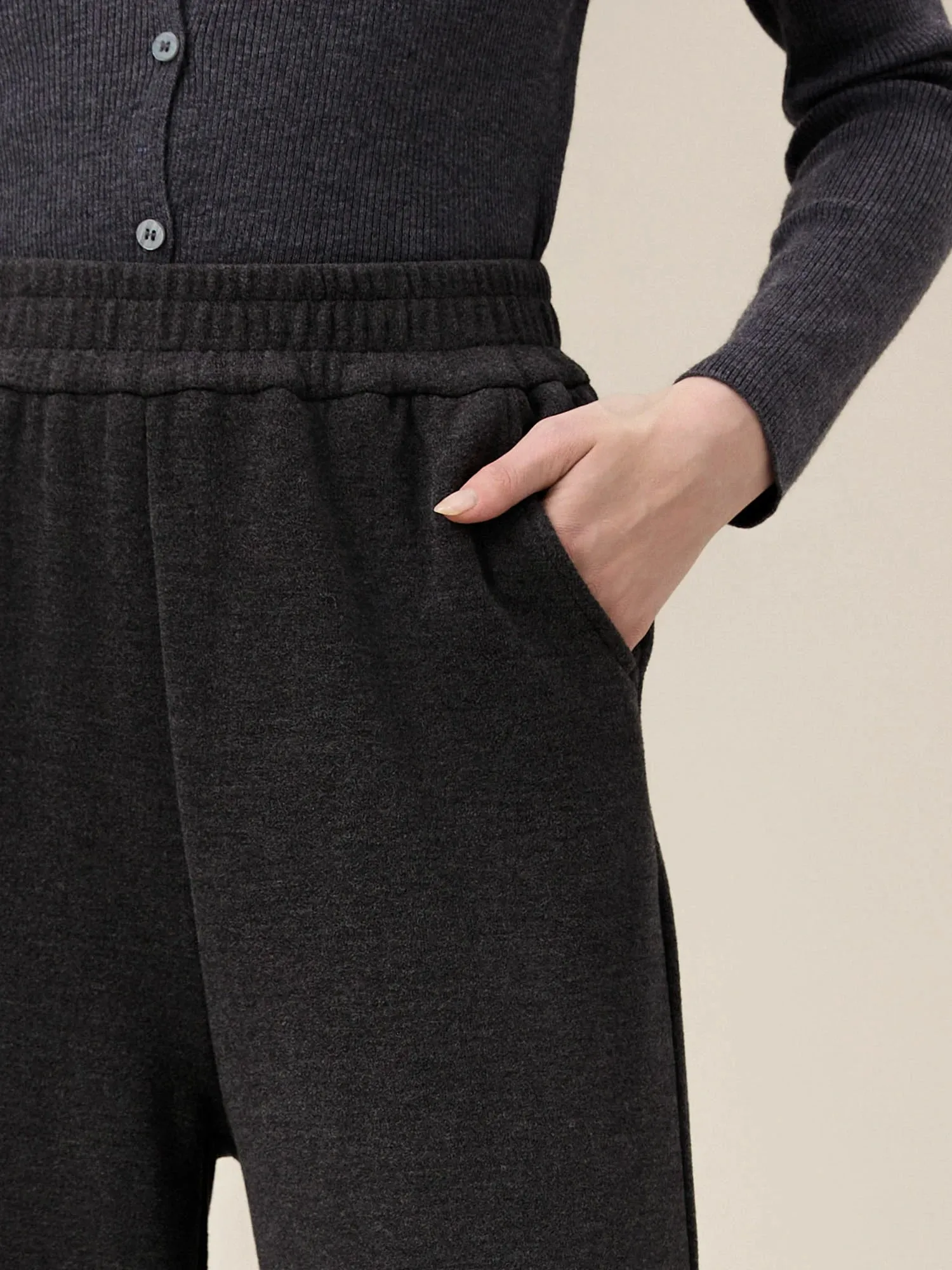 Amoretu Women's Elastic Waist Stretch Knit Pants sold by Amoretu product image thumbnail 5