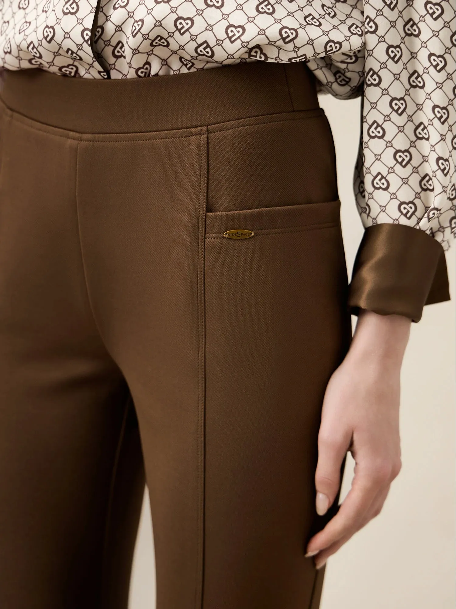 Amoretu Women's Stretch Slim Fit Flared Pants sold by Amoretu product image thumbnail 5