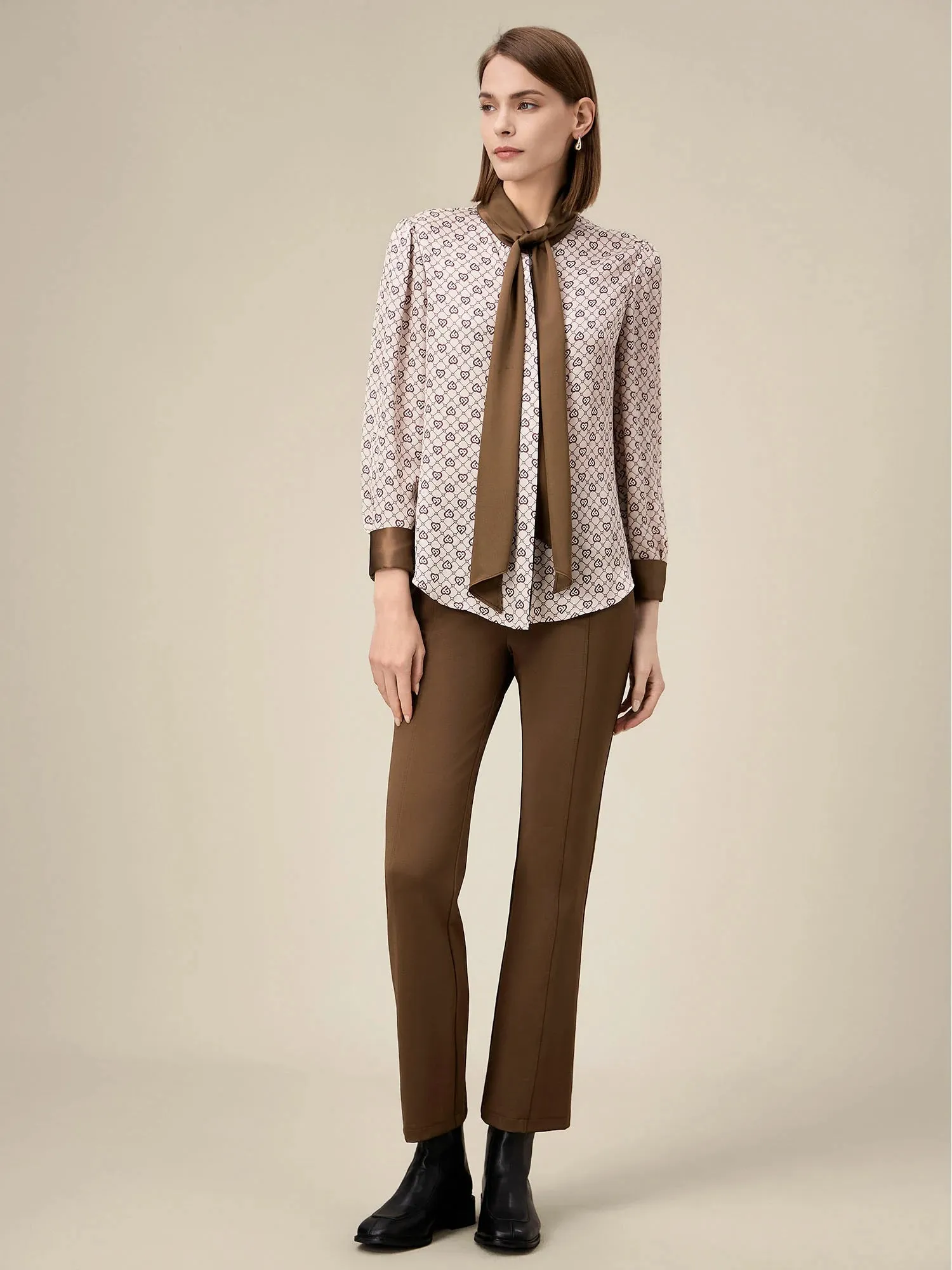 Amoretu Women's Stretch Slim Fit Flared Pants sold by Amoretu product image thumbnail 2