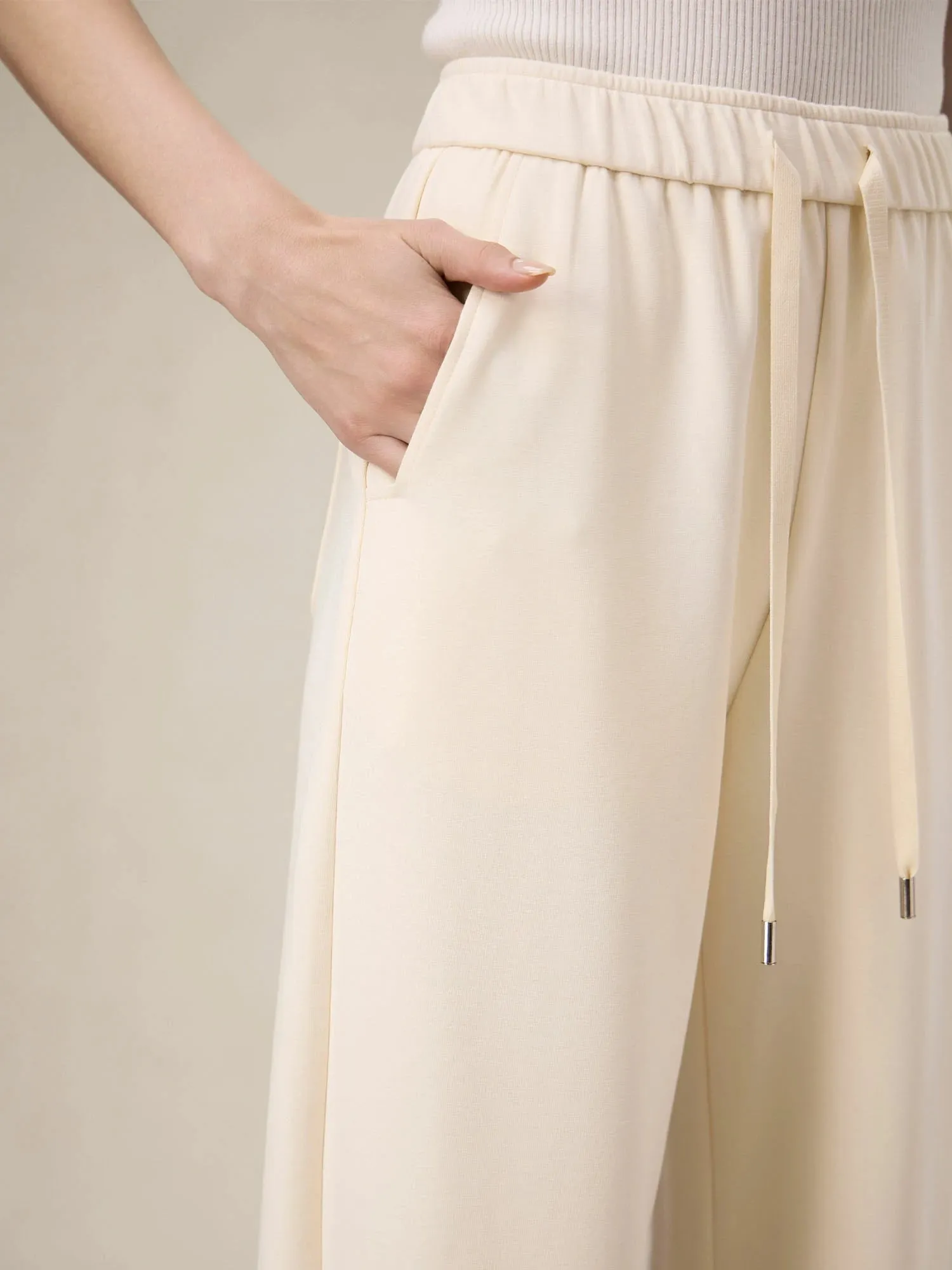 Amoretu Women's Cotton Elastic Waist Drawstring Loose Pants sold by Amoretu product image thumbnail 5