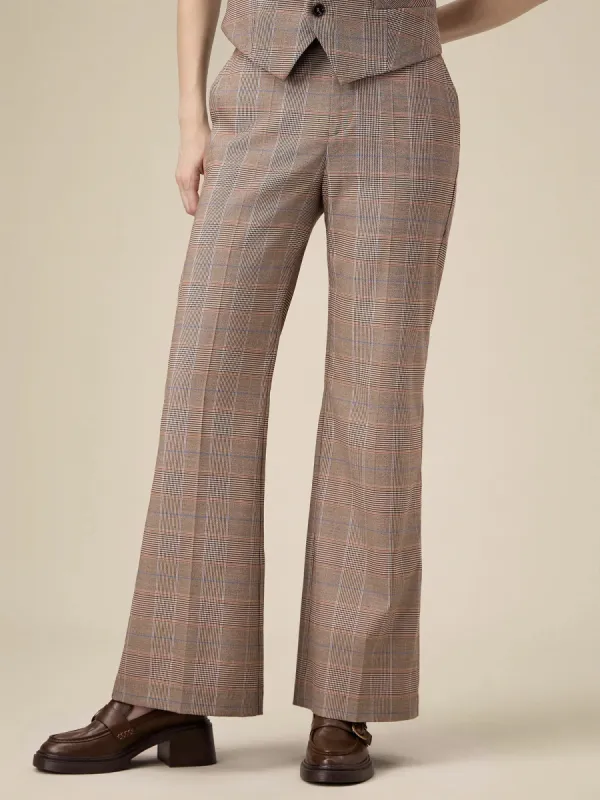 Amoretu Women's Plaid Flared Suit Pants sold by Amoretu