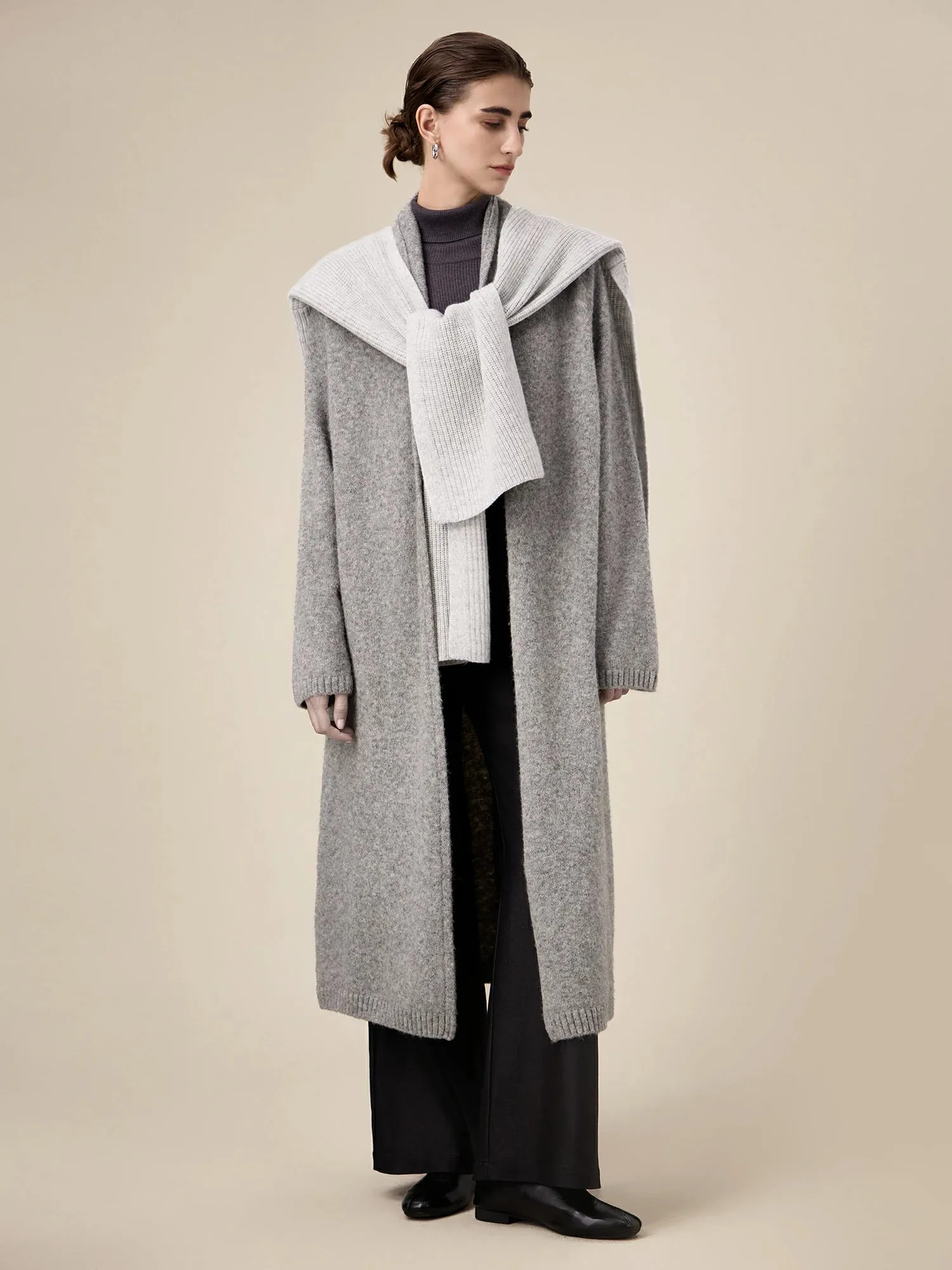 Amoretu Women's Wool Long-Sleeved Knitted Cardigan sold by Amoretu