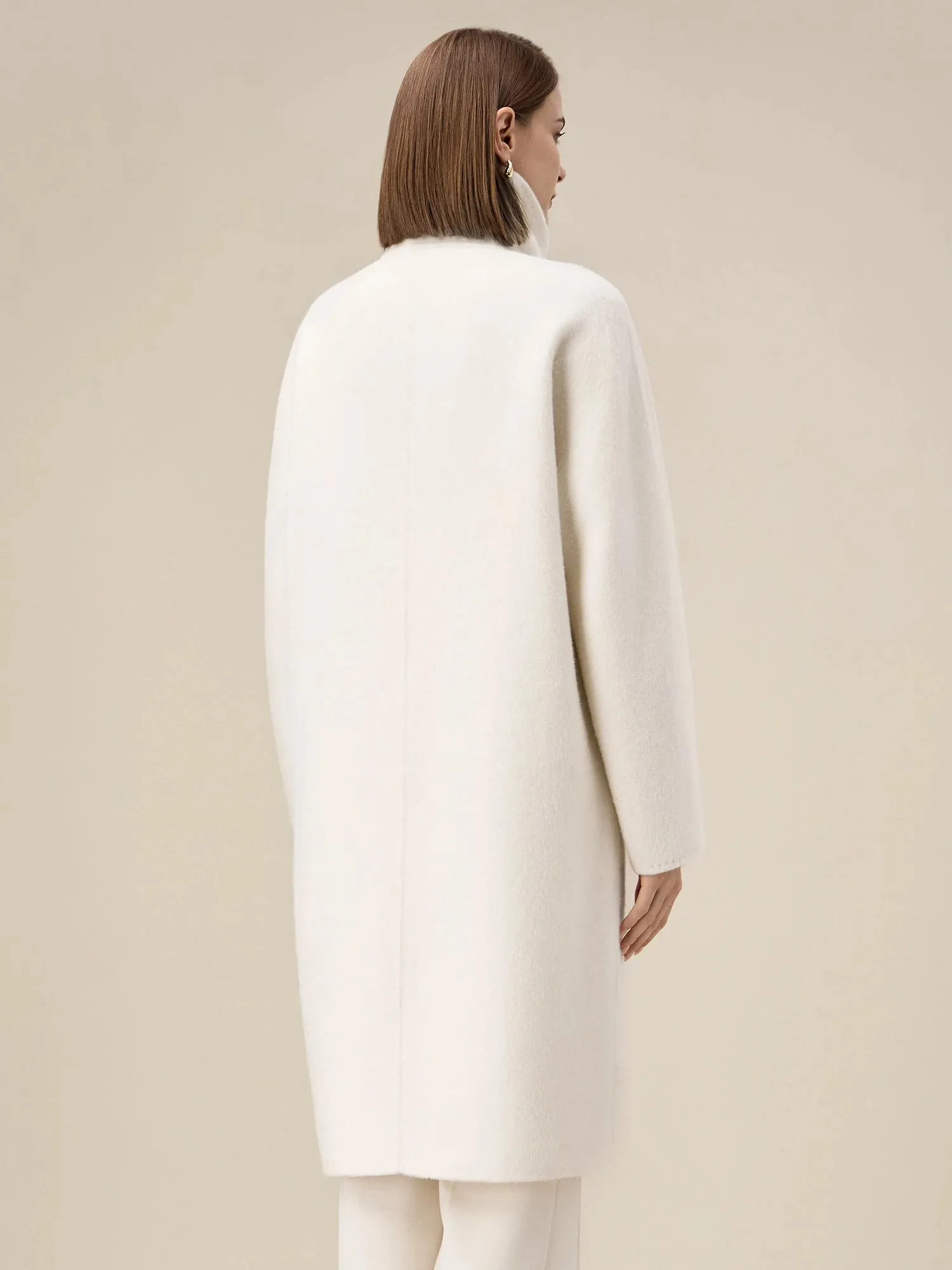 Amoretu Women's 60% Wool Lapel Double Breasted Coat sold by Amoretu product image thumbnail 3