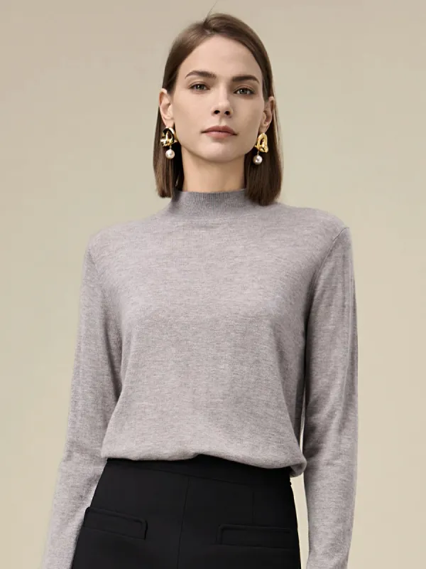 Amoretu Women's Wool Simple Lightweight Knit Sweater sold by Amoretu