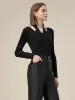 Amoretu Women's 100% Wool Halter Neck Cable Knit Sweater sold by Amoretu