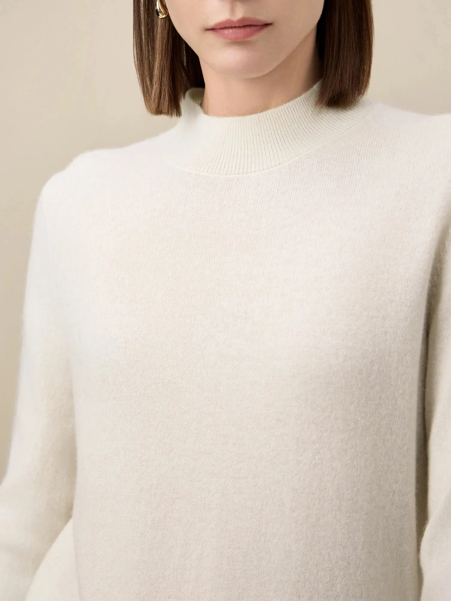 (FINAL SALE)Women's 90% Wool Long Sleeve Knit Sweater sold by Amoretu product image thumbnail 4