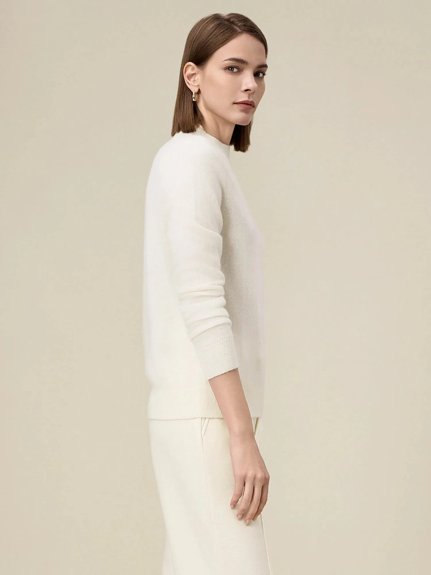 (FINAL SALE)Women's 90% Wool Long Sleeve Knit Sweater sold by Amoretu product image thumbnail 3