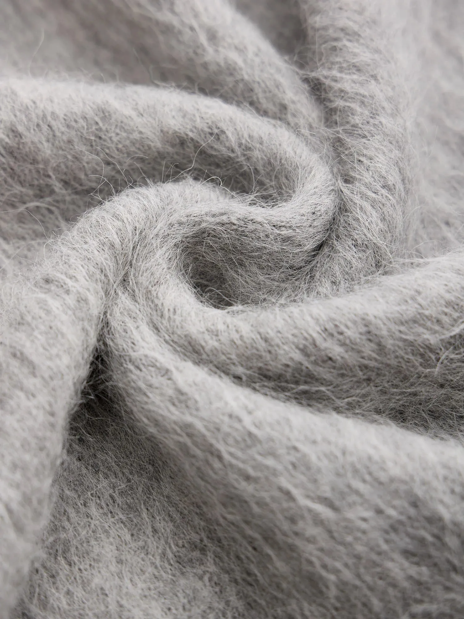 Amoretu Alpaca Knit Vest Dress Plush Cardigan 2PCS Sets sold by Amoretu product image thumbnail 5