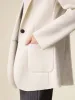Amoretu Cotton & Wool Knit Blazer Straight Pants 2PCS Sets sold by Amoretu