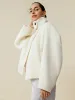 70.9% Wool Stand Collar Long Sleeve Wool Short Coat sold by Amoretu