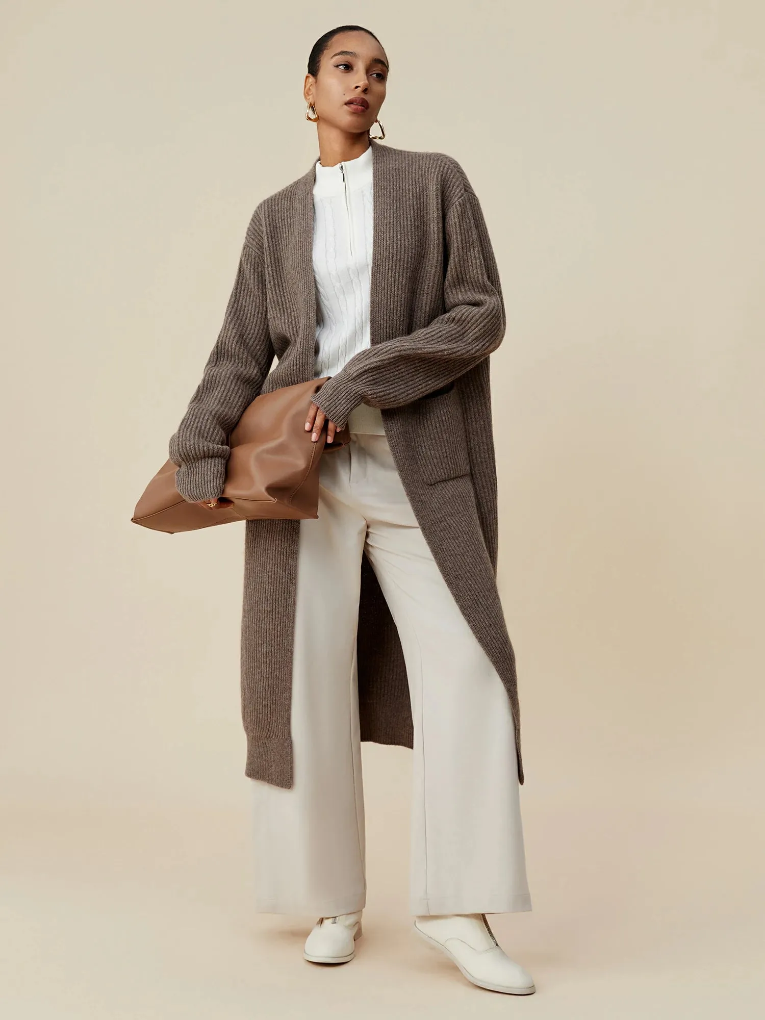 Amoretu Women's 79.5% Yakwool Long Sleeve Cardigan sold by Amoretu