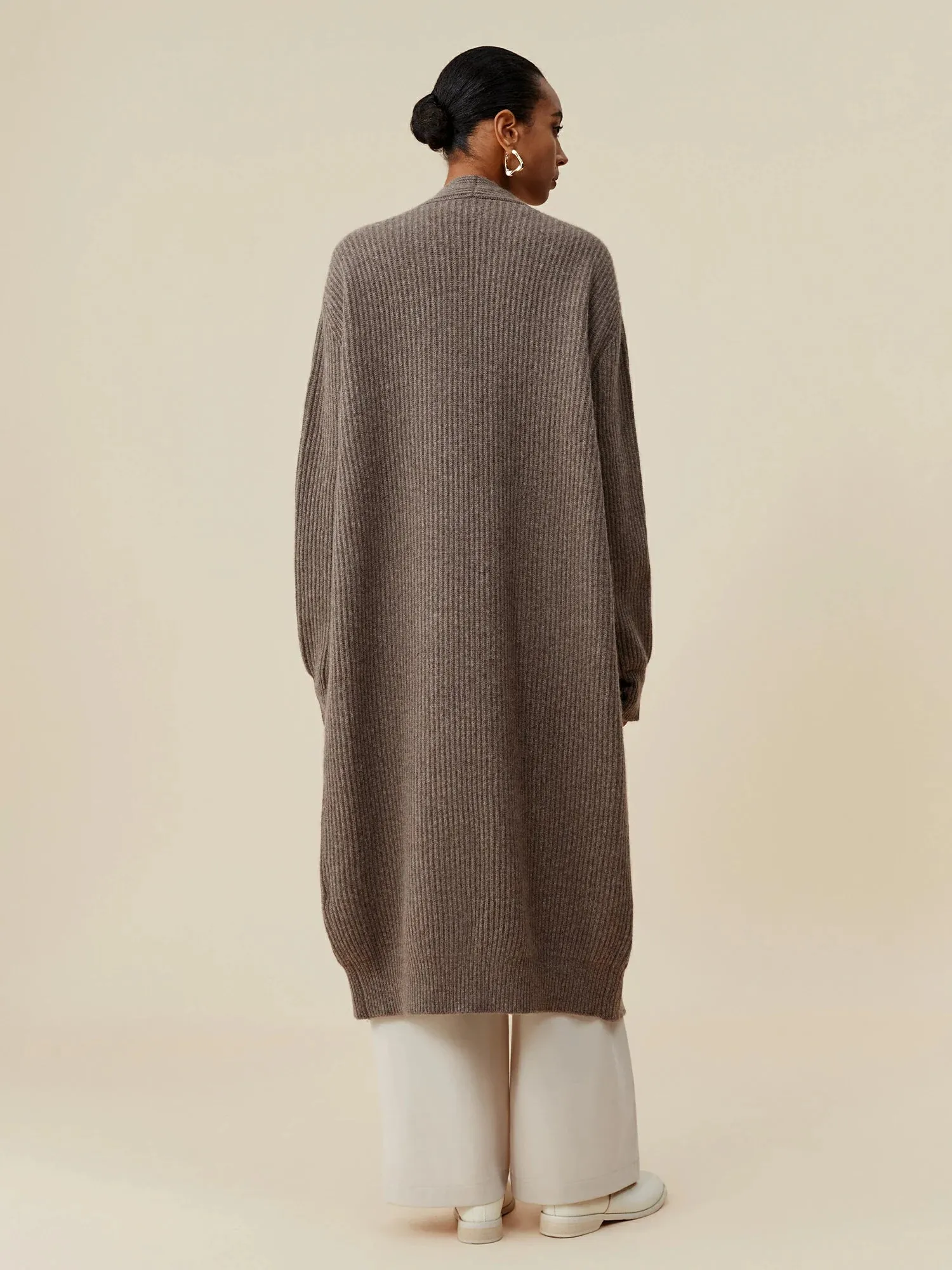 Amoretu Women's 79.5% Yakwool Long Sleeve Cardigan sold by Amoretu product image thumbnail 3