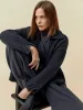 Amoretu 64% Wool Lapel Long Sleeve Zip-Up Knit Cardigan sold by Amoretu