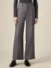 Amoretu Women's Wool Loose Straight Pants sold by Amoretu