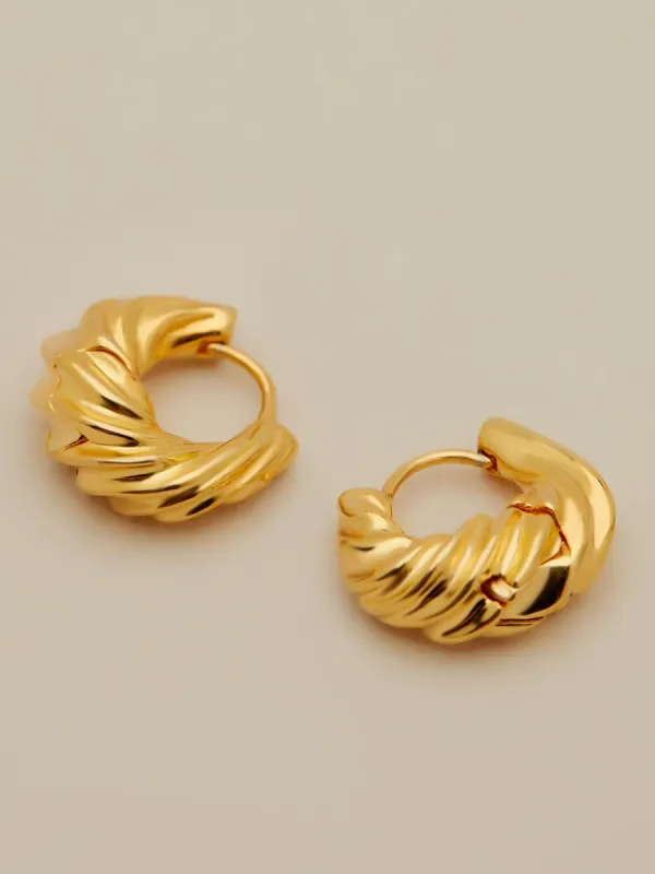 Amoretu Irregular Threaded Geometric Earrings sold by Amoretu