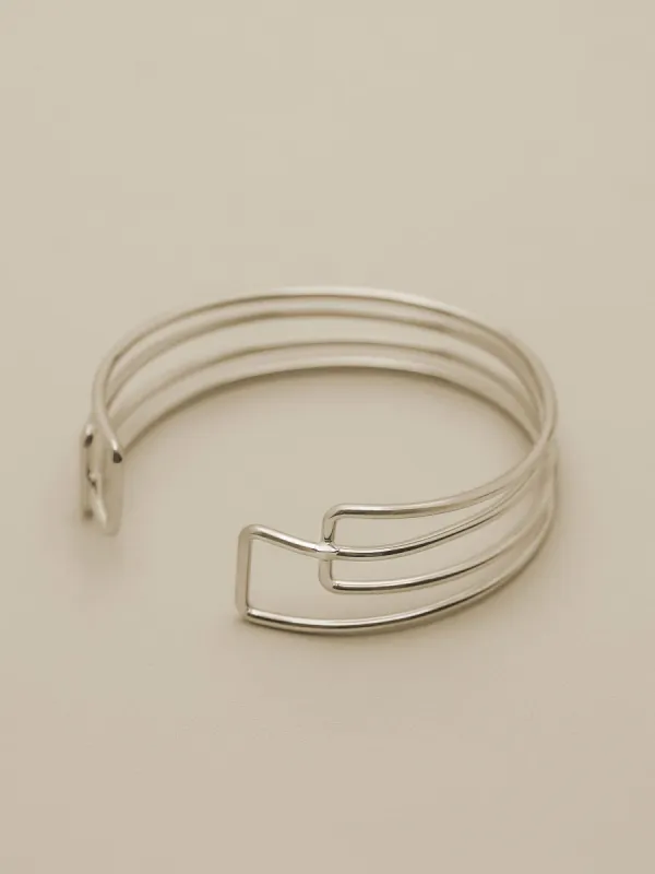 Amoretu Asymmetrical Open Bracelet sold by Amoretu