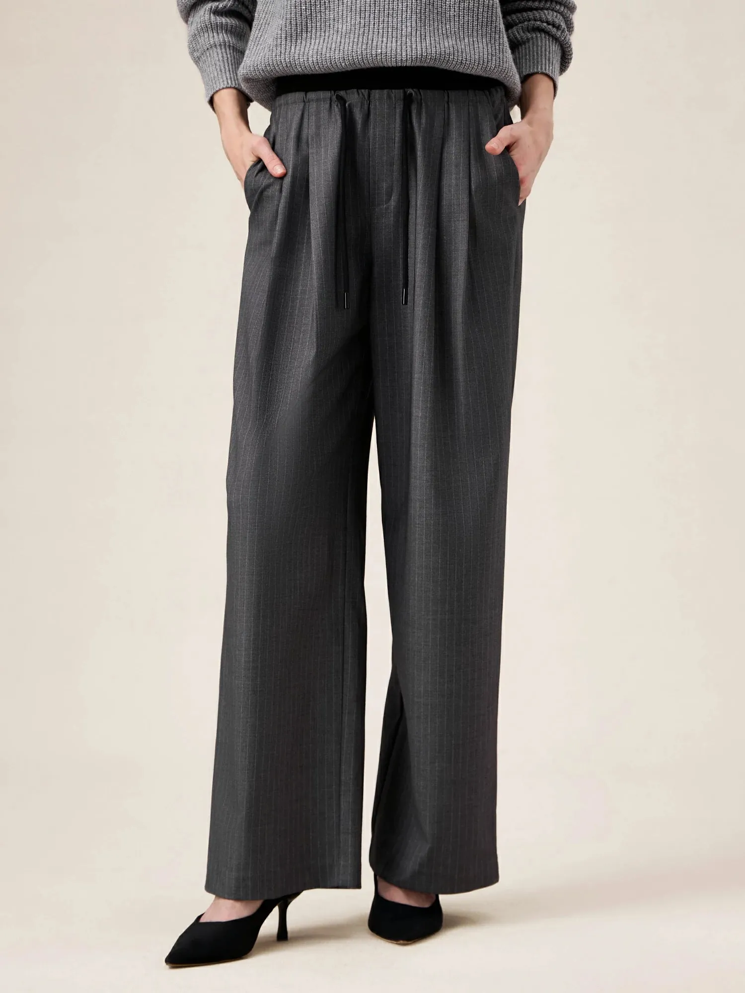 Amoretu Women's Waist Colorblock Straight-Leg Pants sold by Amoretu